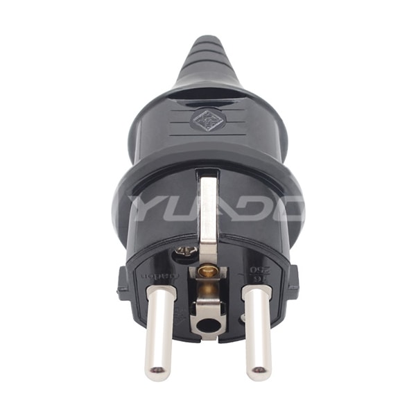 Super Material Schuko Plug Home / Industrial / Factory Germany EU Rewirable Waterproof Power Plug 05