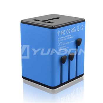 Universal Travel Adapter with 2 USB International Plug Adapter Singapore Malaysia Travel Plug Adapter 02